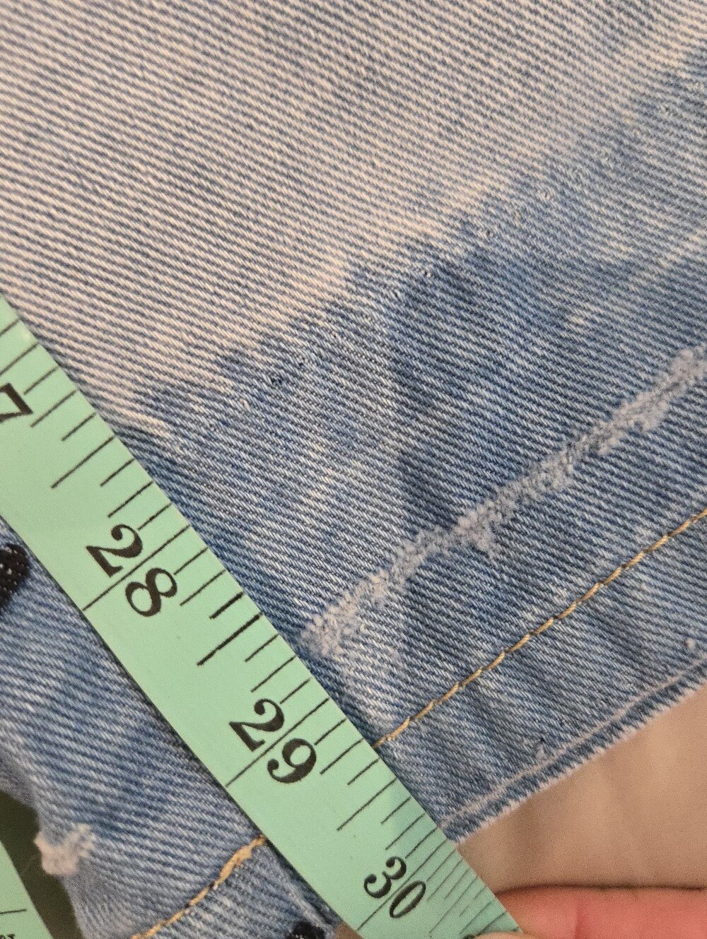 NWOT!! Kuwalla | Sample Sale Light Wash Wide Leg Drawstring Denim Pants, Size 30 - Picture 11 of 11